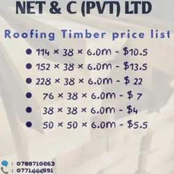Roofing Timber and ceiling materials 