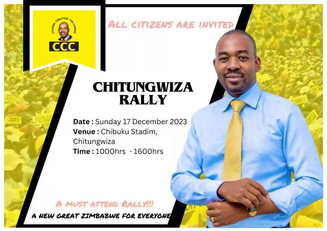 CCC Postpones Chitungwiza Rally