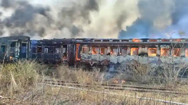 Fire Destroys Over 40 NRZ Coaches In Bulawayo