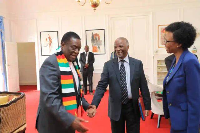 Mnangagwa Must Do "What’s In The Best Interests Of Zimbabweans", Says Thabo Mbeki