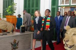 New US Ambassador To Zimbabwe, Pamela Marie Tremont, Begins Official Diplomatic Assignment