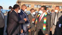 President Mnangagwa Leaves For Zambia