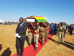 President Mnangagwa's Stand-In Jeered At Dabengwa's Funeral Ceremony