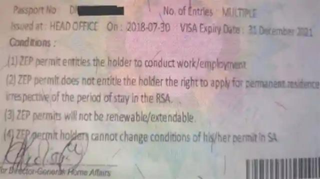 Zimbabwean Exemption Permit Holders Left With One Month To Regularise Stay In SA
